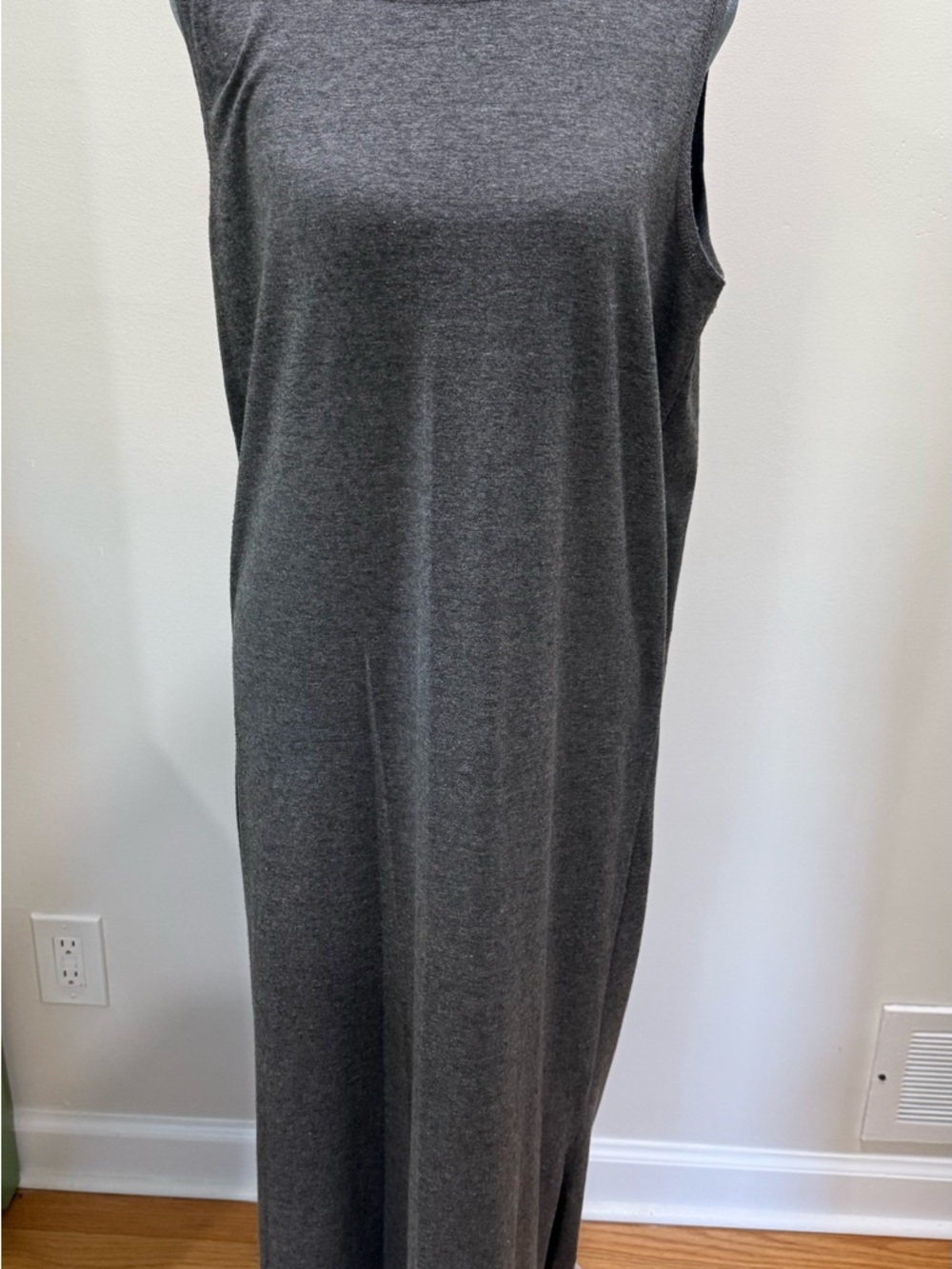 Josephine Chaus Charcoal Gray Sleeveless Maxi Dress